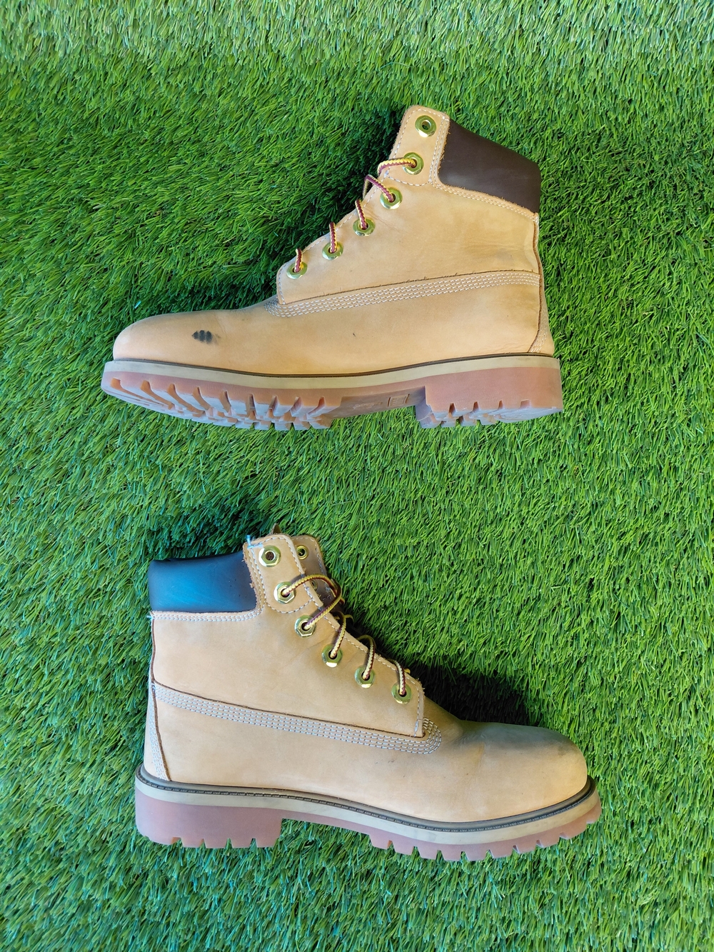 Junior Timberland Boots Waterproof 6 Inch Premium Size 6 Unisex - Picture 4 of 12